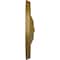 Ekena Millwork Reece Ceiling Medallion (Fits Canopies up to 2 3/8"), Hand-Painted Gold, 12"OD x 1 3/4"P CM12REGLS - alternate 3